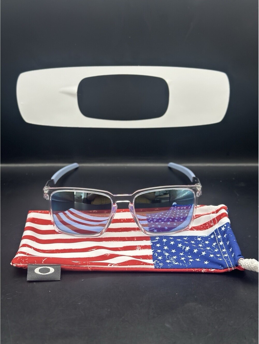 Oakley Exchange Sun Polished Clear/Prizm Deep Water Polarized Lenses OO9483-0356